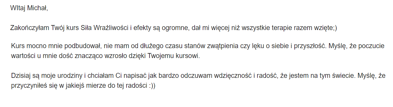Kurs efekty